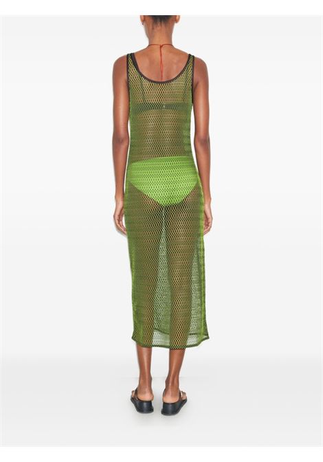 Abito midi in rete in verde Tory burch  - donna TORY BURCH | 174926968